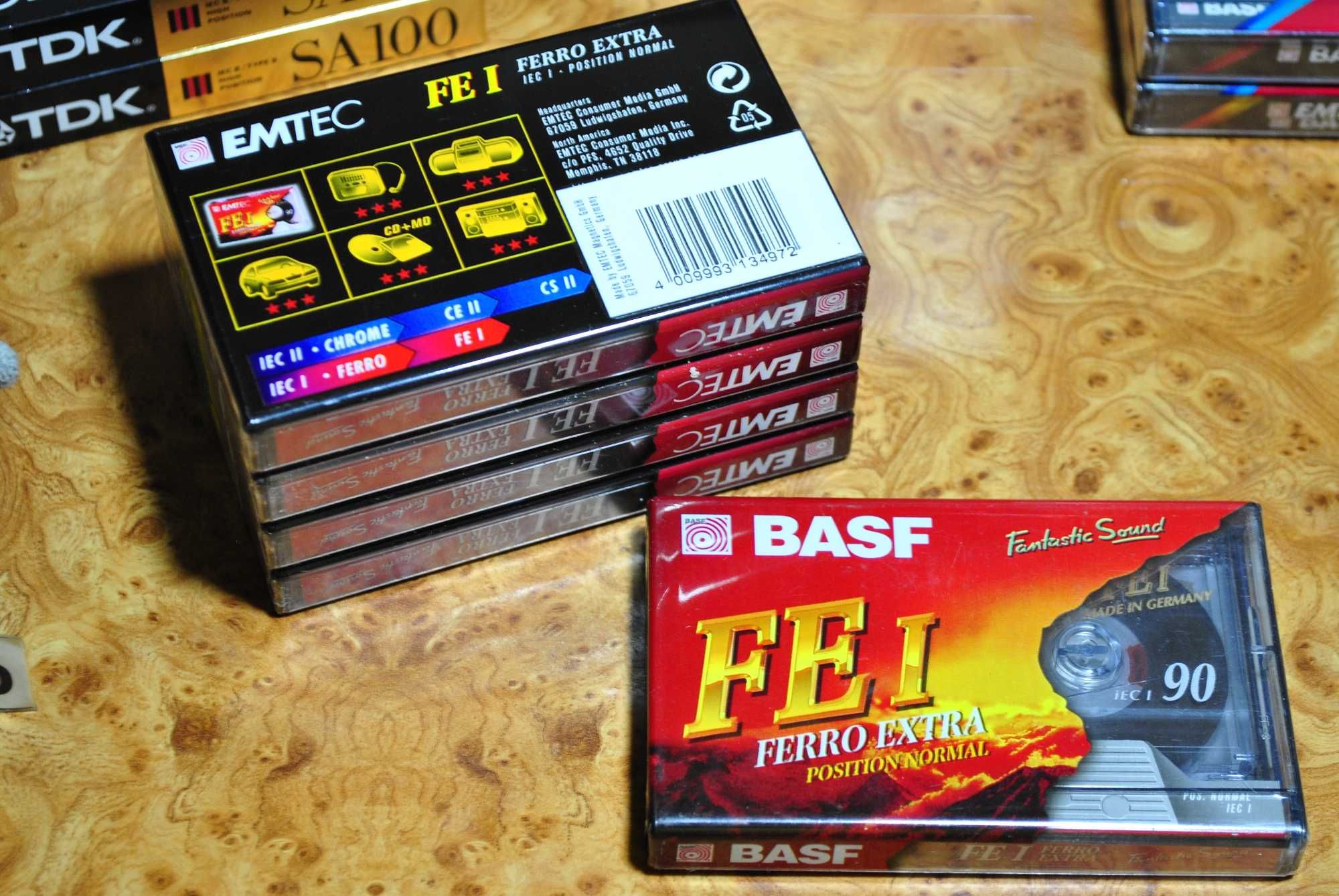 Аудиокассеты BASF CHROME EXTRA, CHROME SUPER 90-120 мин. Новые!!