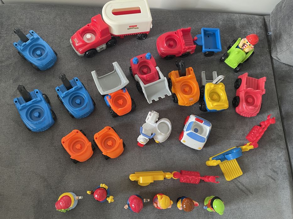 Fisher price pojazdy figurki