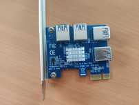 Adaptador PCI-E para USB 3.0 4 Portas