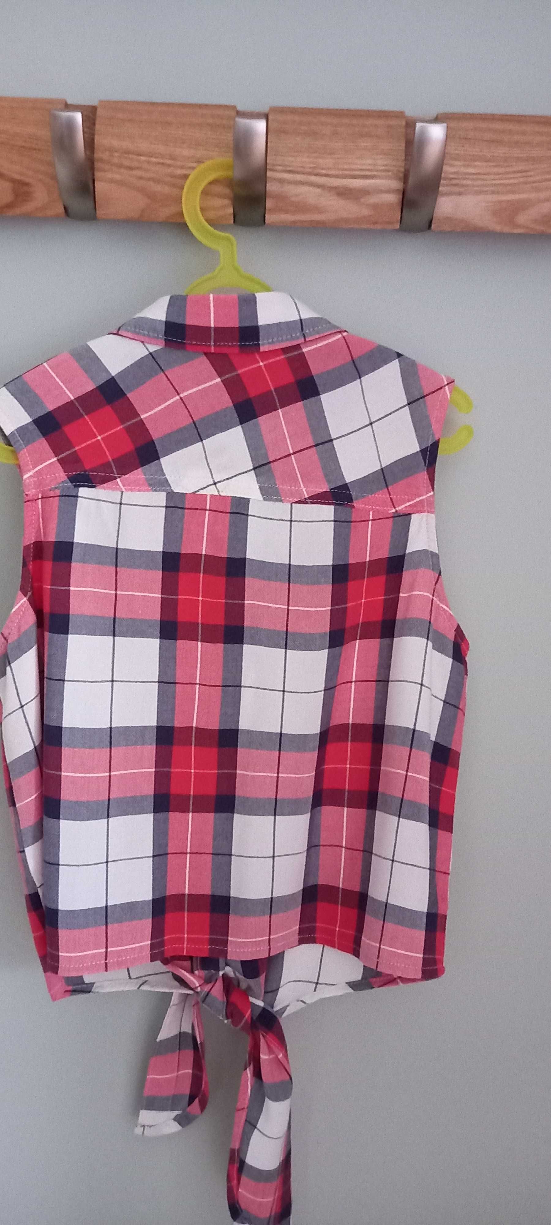 H&M koszule letnie 2 szt. r. 140 cm 9-10 lat
