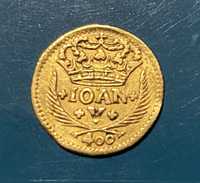 Moeda ouro D. JOAO V Pinto 480 Reis 1720