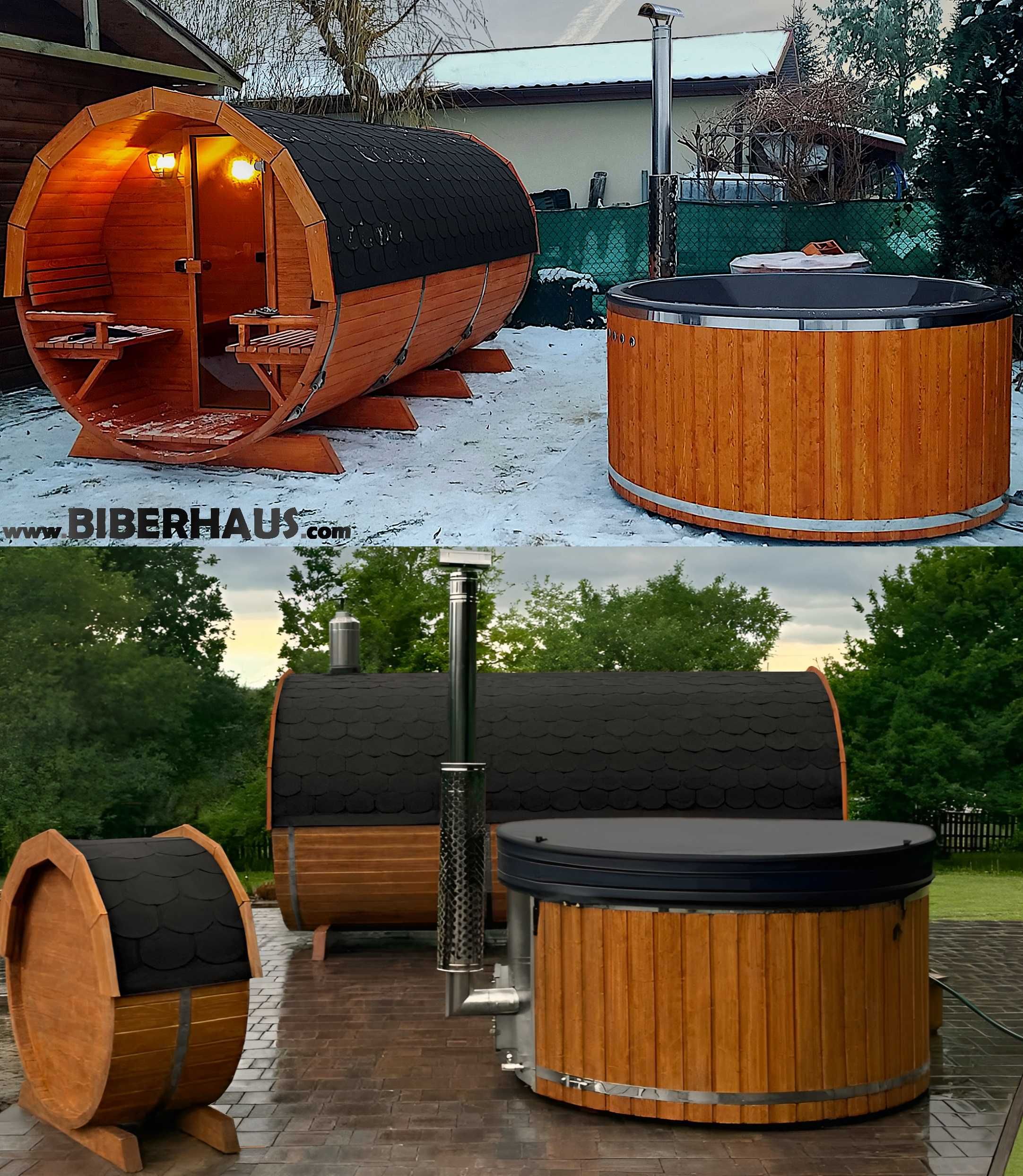 BALIA Ogrodowa Jacuzzi 200 cm PIEC WEWNĘTRZNY AKRYL -8 osobowe 18 DYSZ
