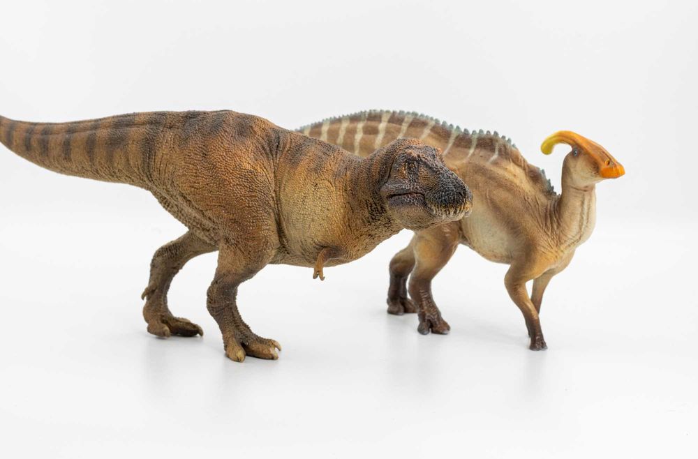 PNSO Wyatt Parasaurolophus + Wilson T.rex. Zestaw 2 dinozaurów.