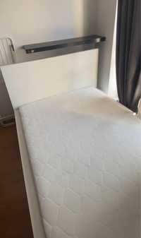 Łóżko Ikea Malm 140x200 + materac DOBRY STAN!!