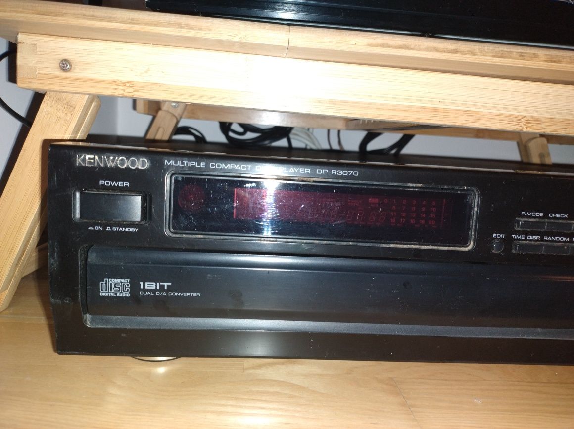 Wieża Kenwood + zmieniarka 5 cd
