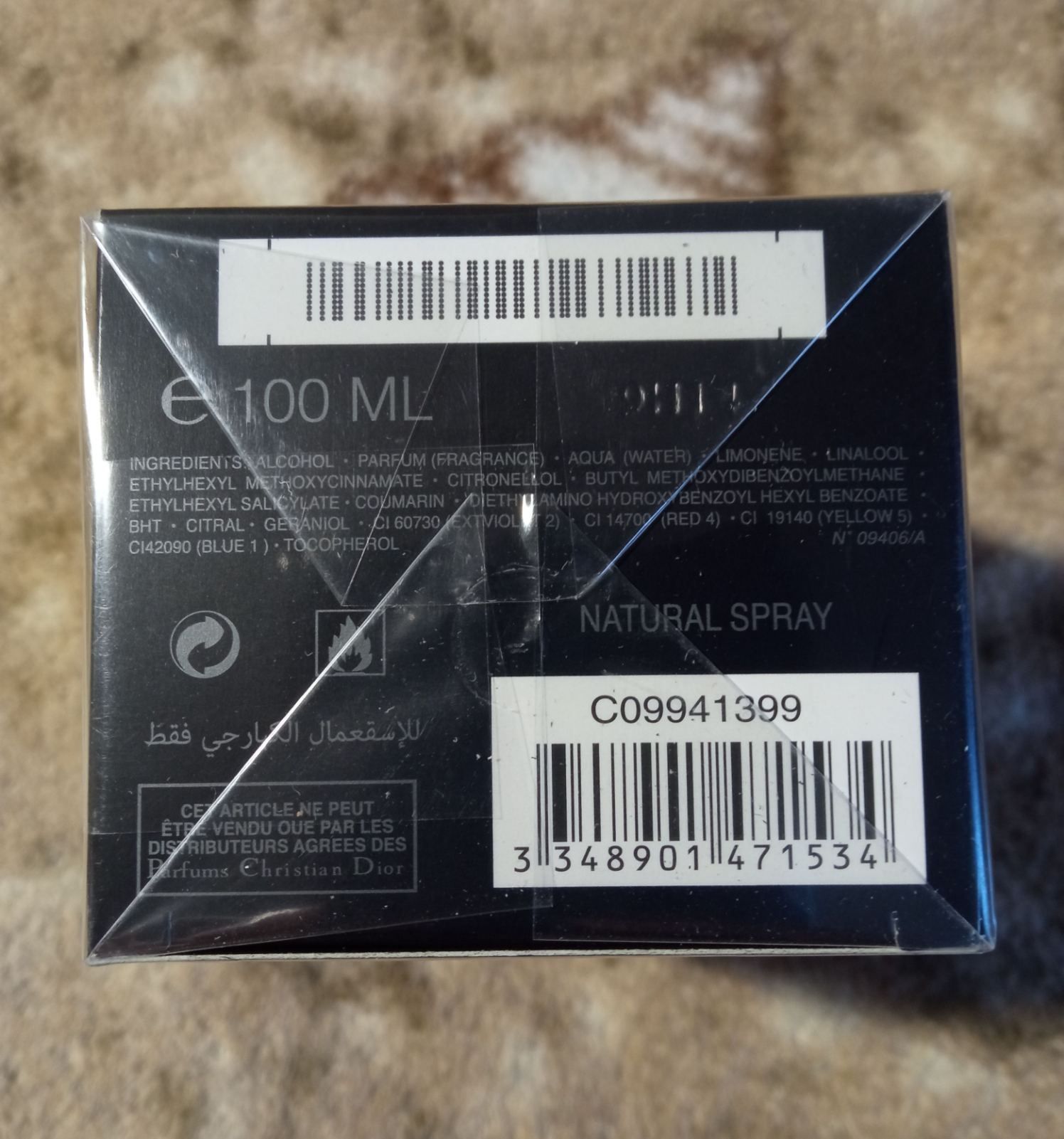 Оригинал духи парфюмы Christian Dior Sauvage 100 ml мужские
