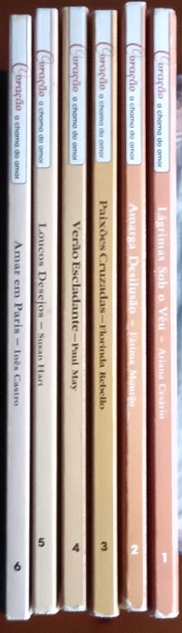 6 romances numerados que saíram na revista telenovelas no ano 2001