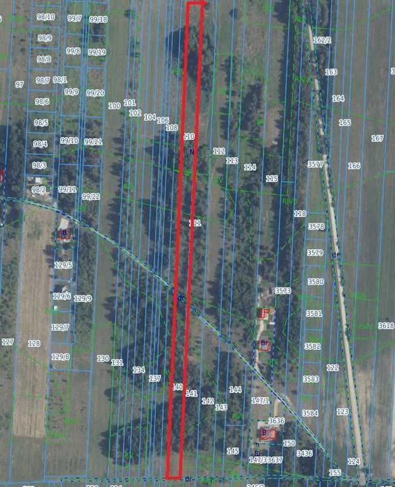 Sprzedam dwie działki 1,28 ha Stanisławów Spacerowa