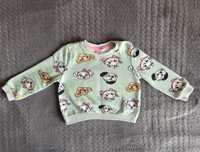 Bluza ocieplana r. 74-80
