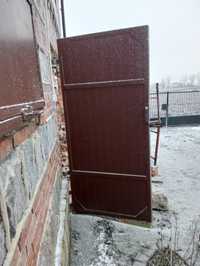 Drzwi zewnętrzne metalowe ocieplone 109x230cm