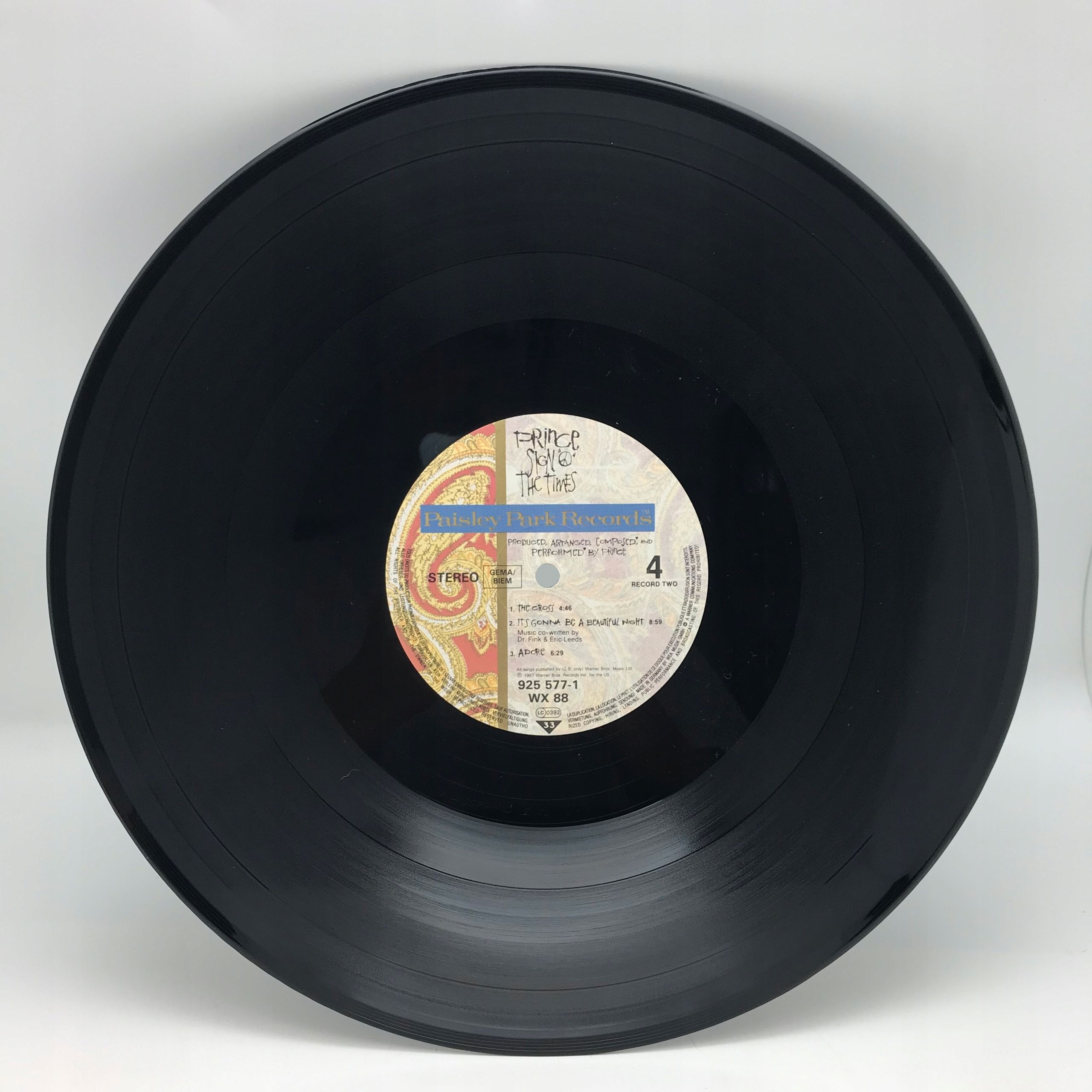 winyl - prince - sign o' the times