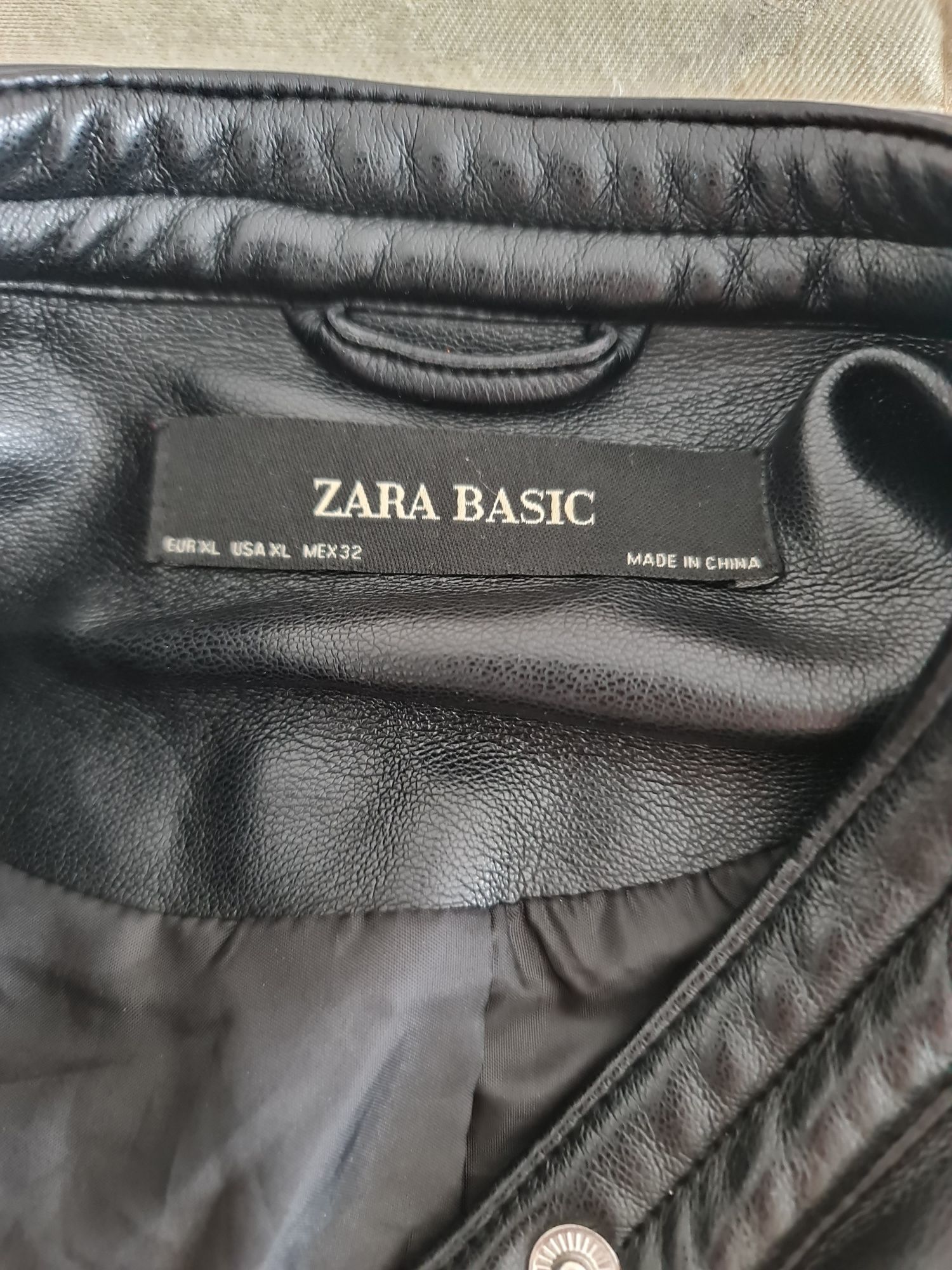 Blusão pele Zara