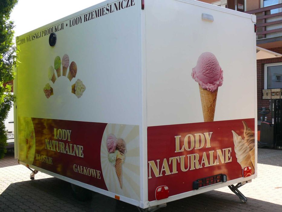 PRZYCZEPA do sprzedaży lodów