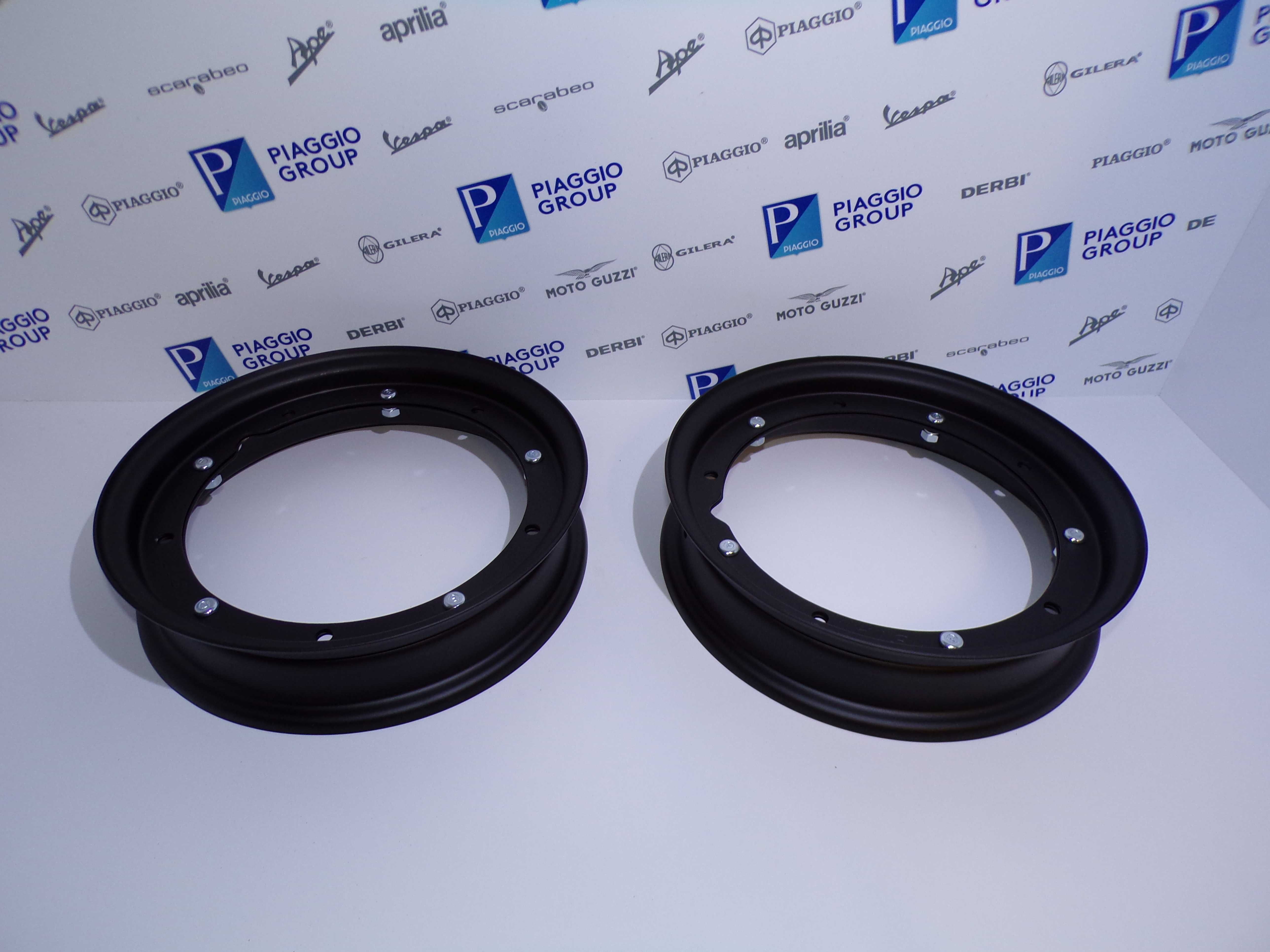 Komplet 2 Felg Czarny Mat Vespa PX  PK GL V LML Star  10" Nowe