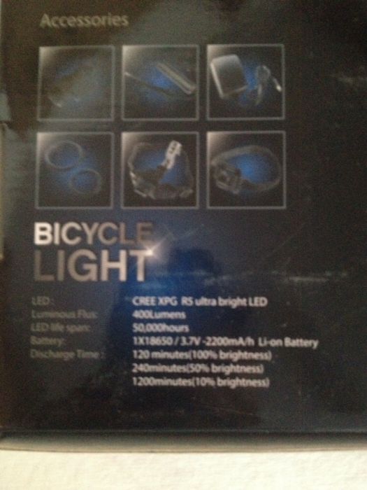 Vendo Led para bicicleta Btt 400 Lumens