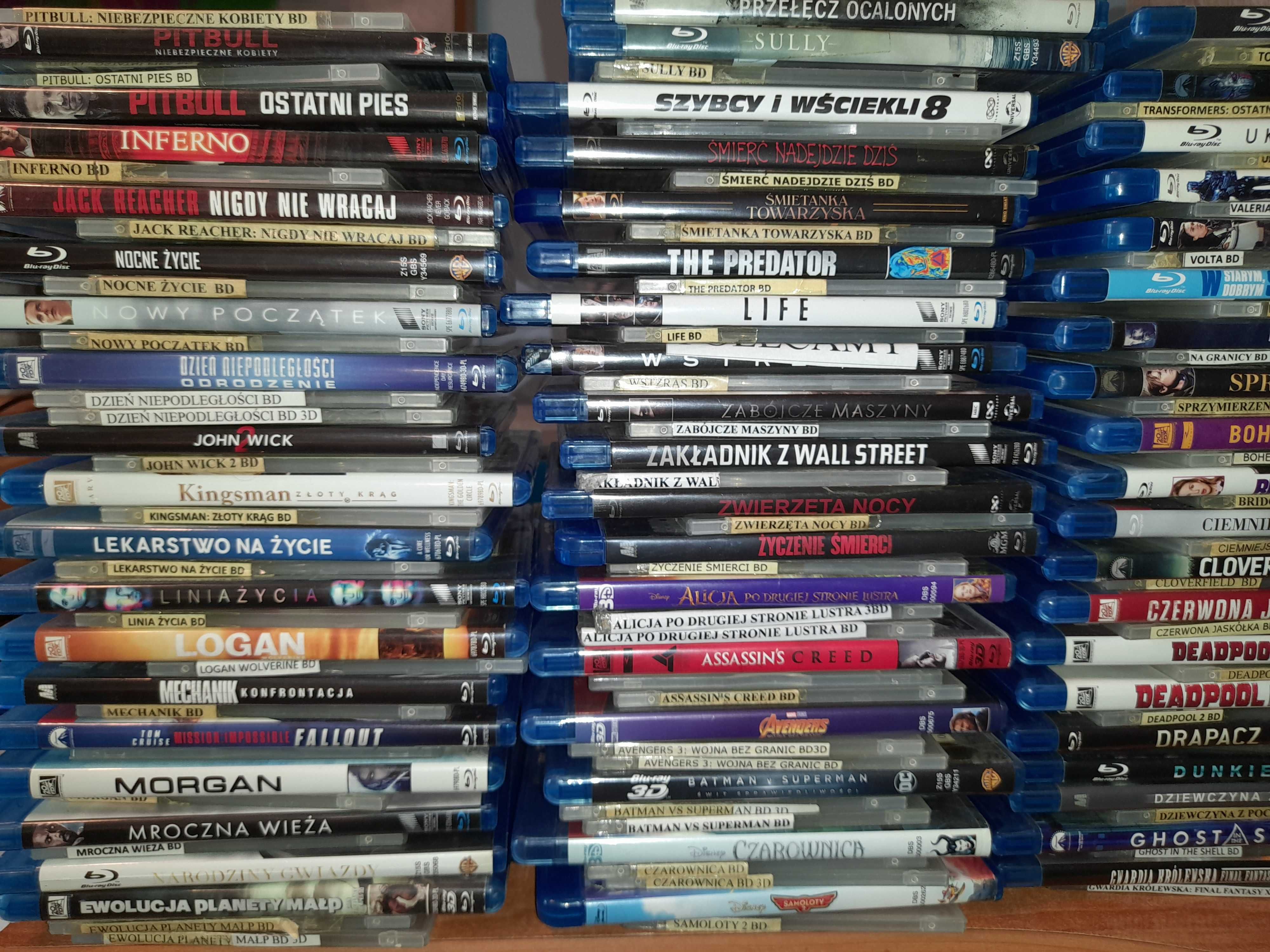 Sprzedam Filmy blu-ray widoczne na zdjęciach, sklep Tychy