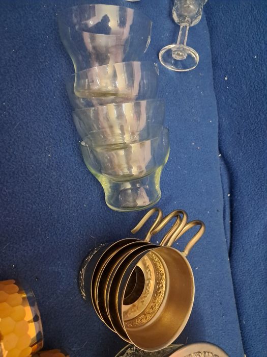 Хрустальные Рюмки, фужеры,стопки. Спецовница,Кофейный набор из прошлог