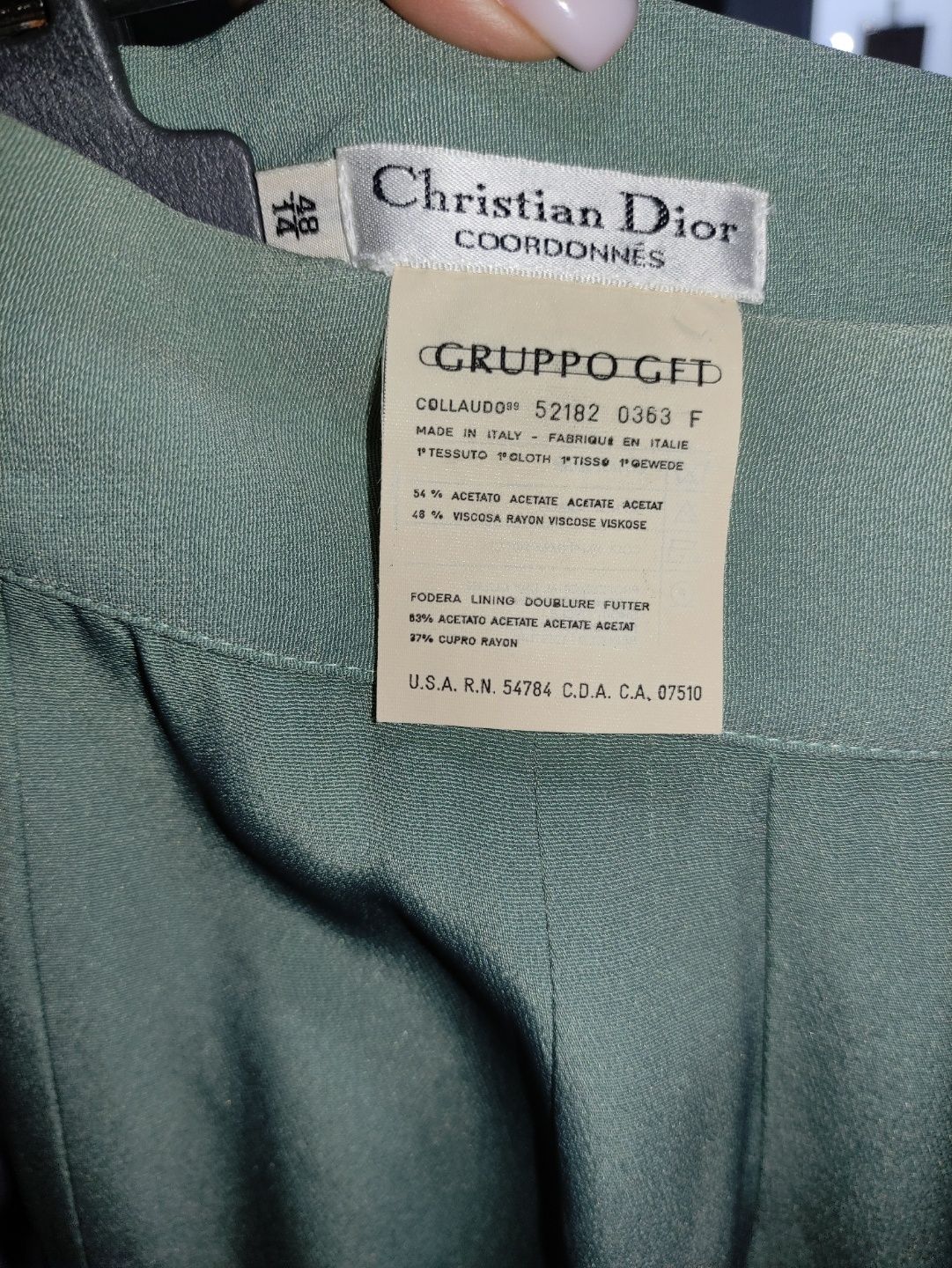 Юбка миди винтаж Christian Dior