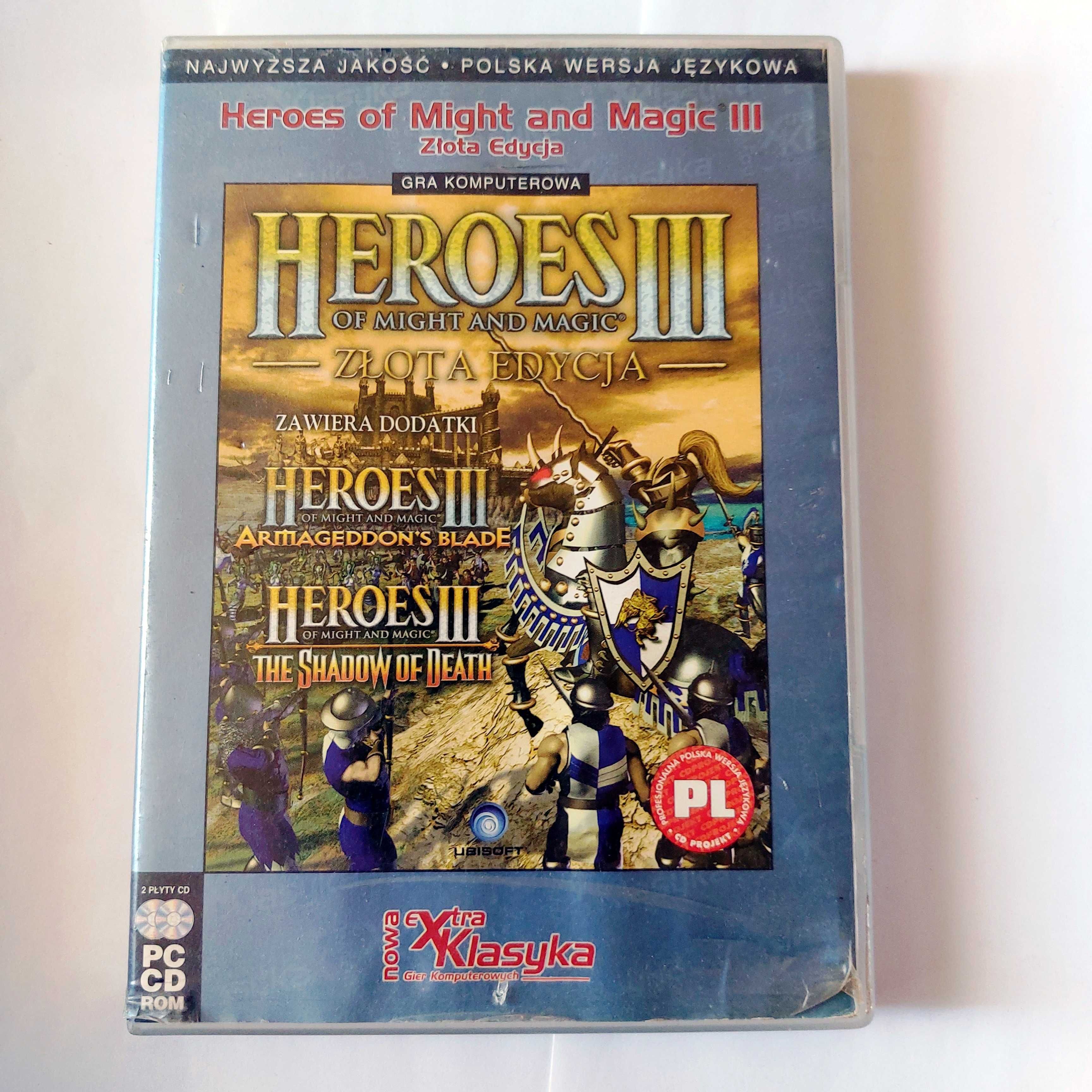 HEROES OF MIGHT MAGIC III | złota edycja + dodatki | gra po polsku PC