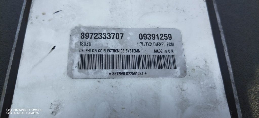 Sterownik pompy wtryskowej Opel 1.7 CDTI komputer silnika itp