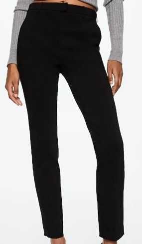Mango  -  Calças skinny pretas