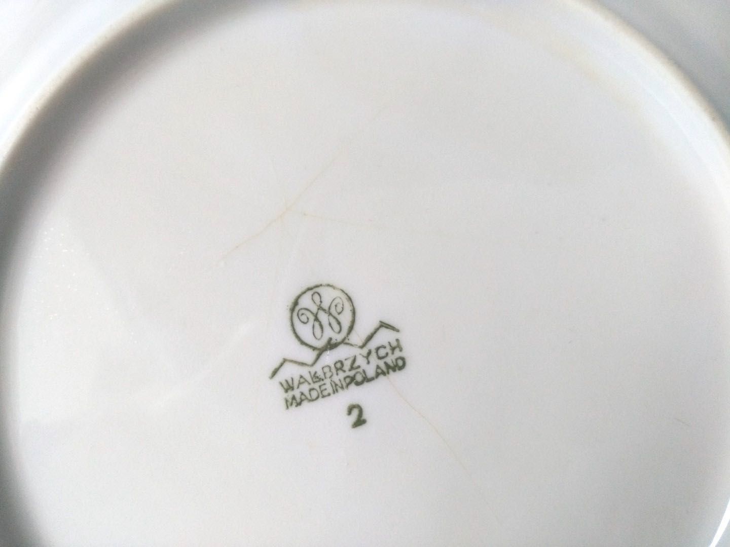 Talerz śniadaniowy Wałbrzych Fryderyka porcelana stary