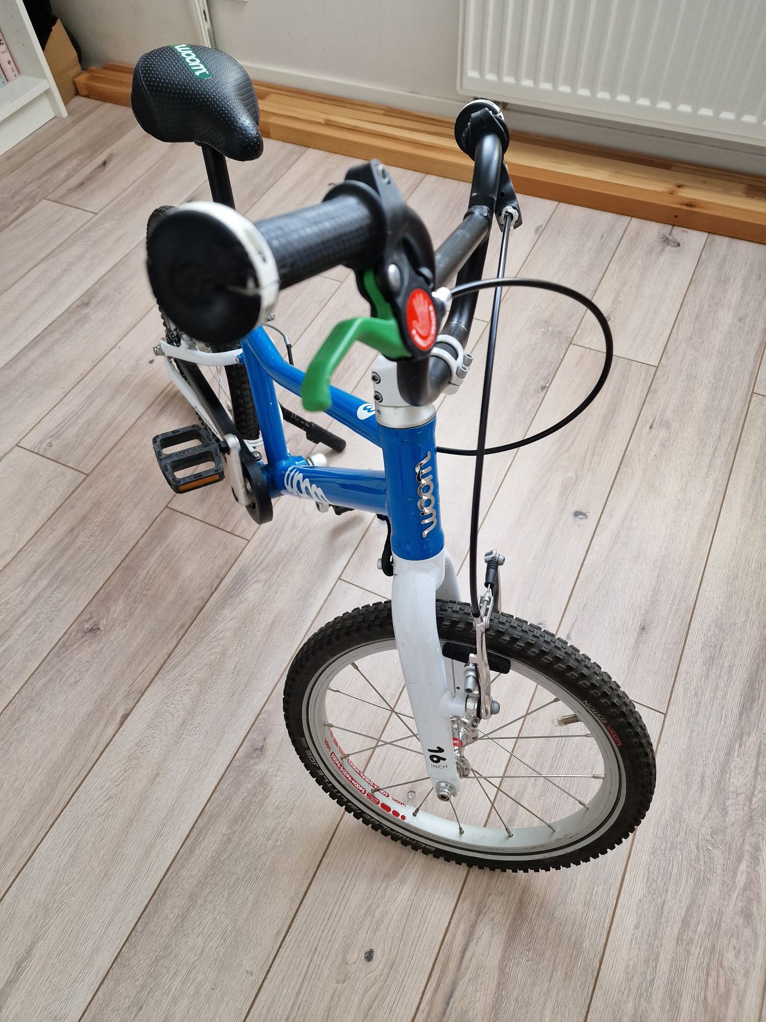 Woom 3 automagic niebieski 16''