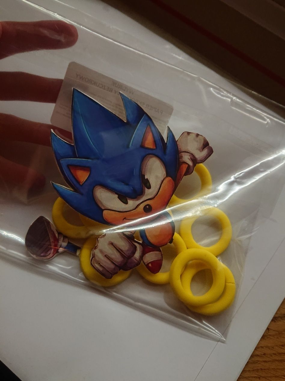 Dekoracja do ciasta Sonic