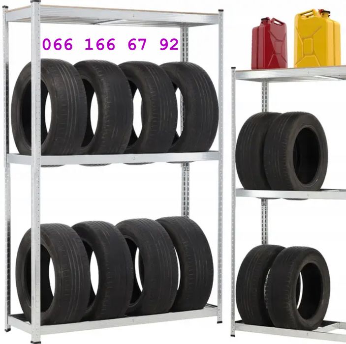 Металевий стелаж для шин! Полиця для шин! Етажерка! Стеллаж!