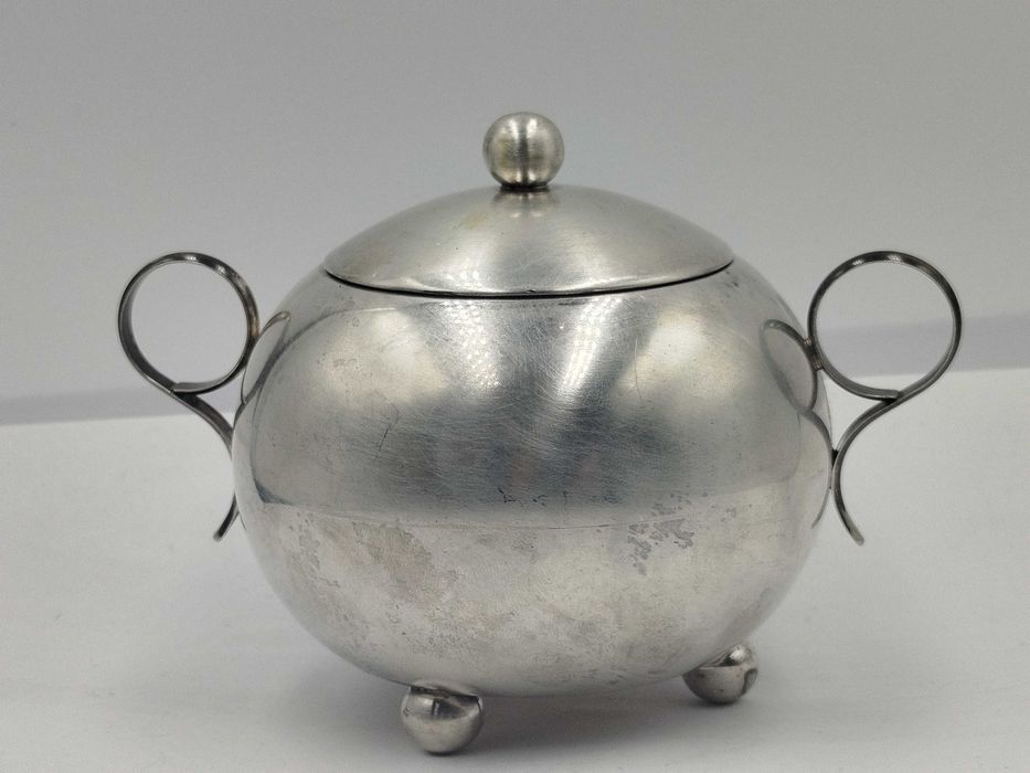 Srebrna cukiernica Imago Artis Art Deco Prl