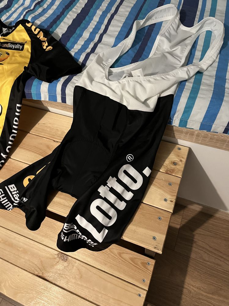 Koszulka i Spodenki kolarskie Shimano Lotto Jumbo S