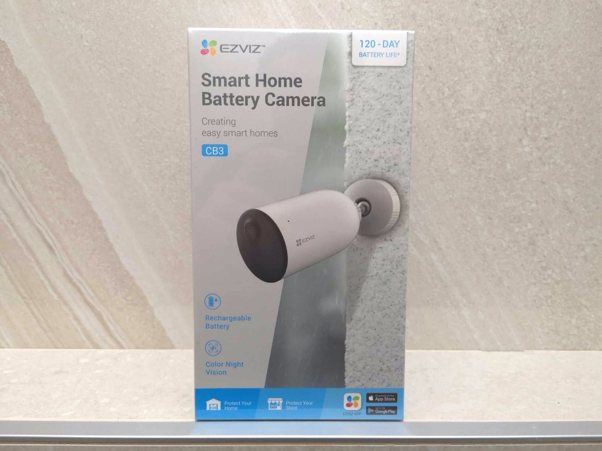 Ezviz CB3 - Câmara de vigilância exterior a bateria **nova**