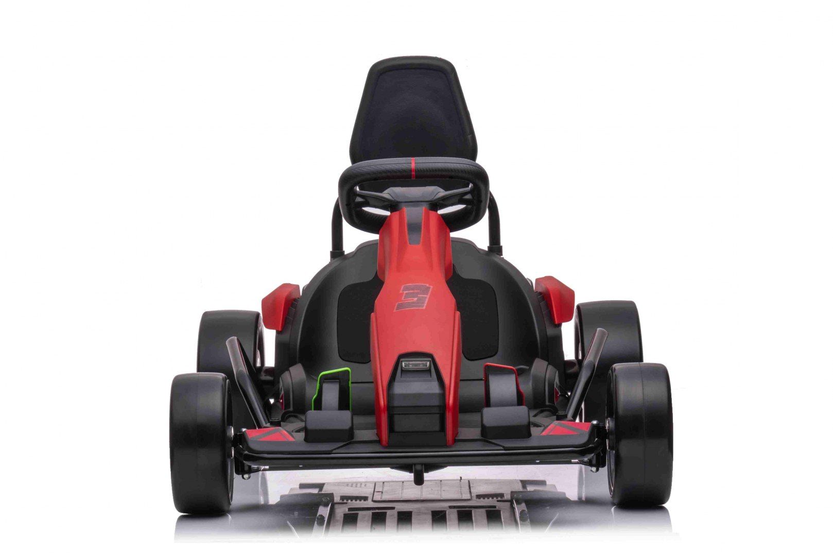 Driftujący 2x150W Auto Gokart na akumulator dla dzieci Czerwony