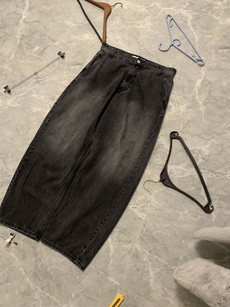 джинси широкі Bershka