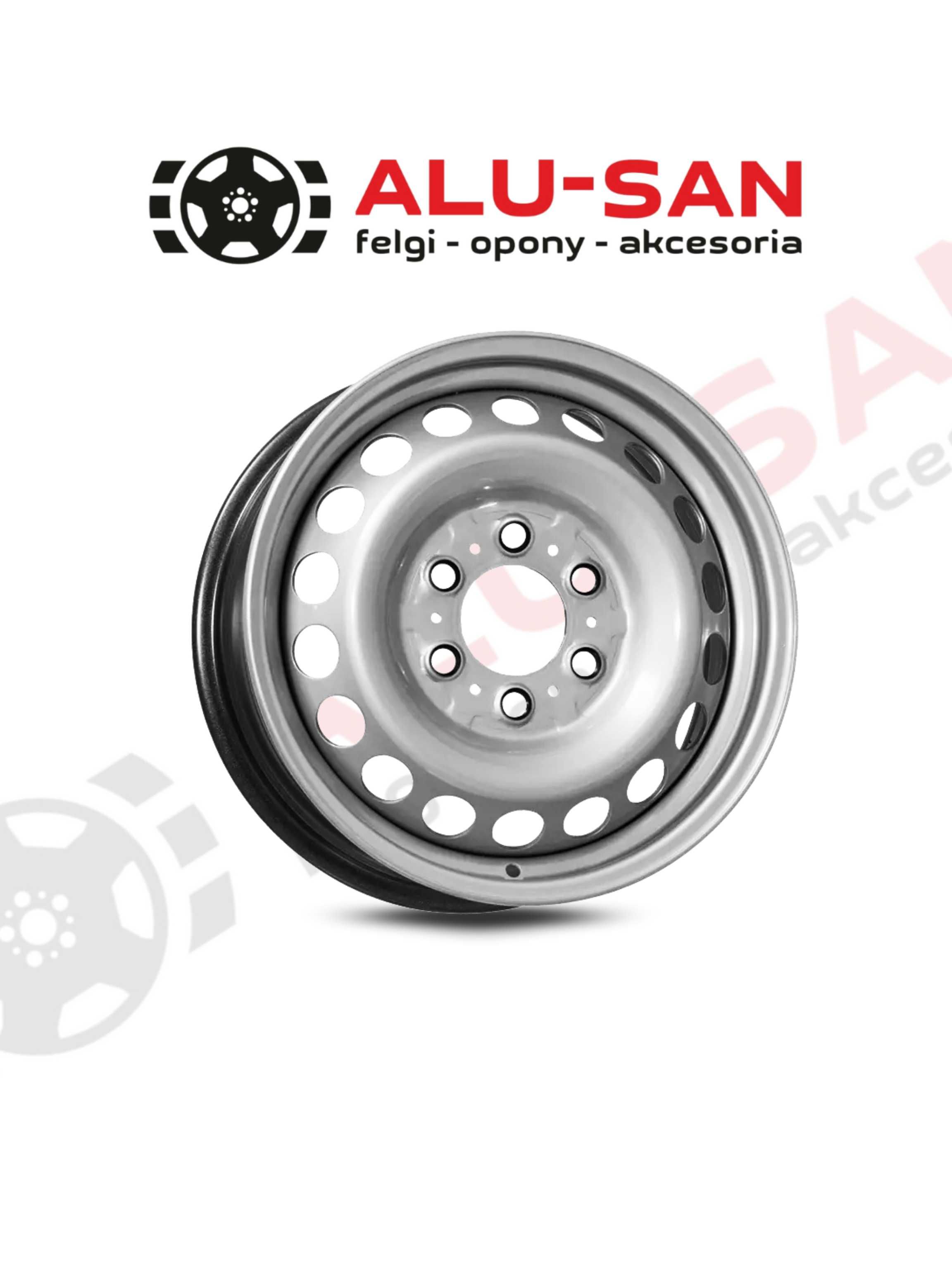 Nowe felgi stalowe 16" FORD TRANSIT TOURNEO CUSTOM 6x120 Srebrny