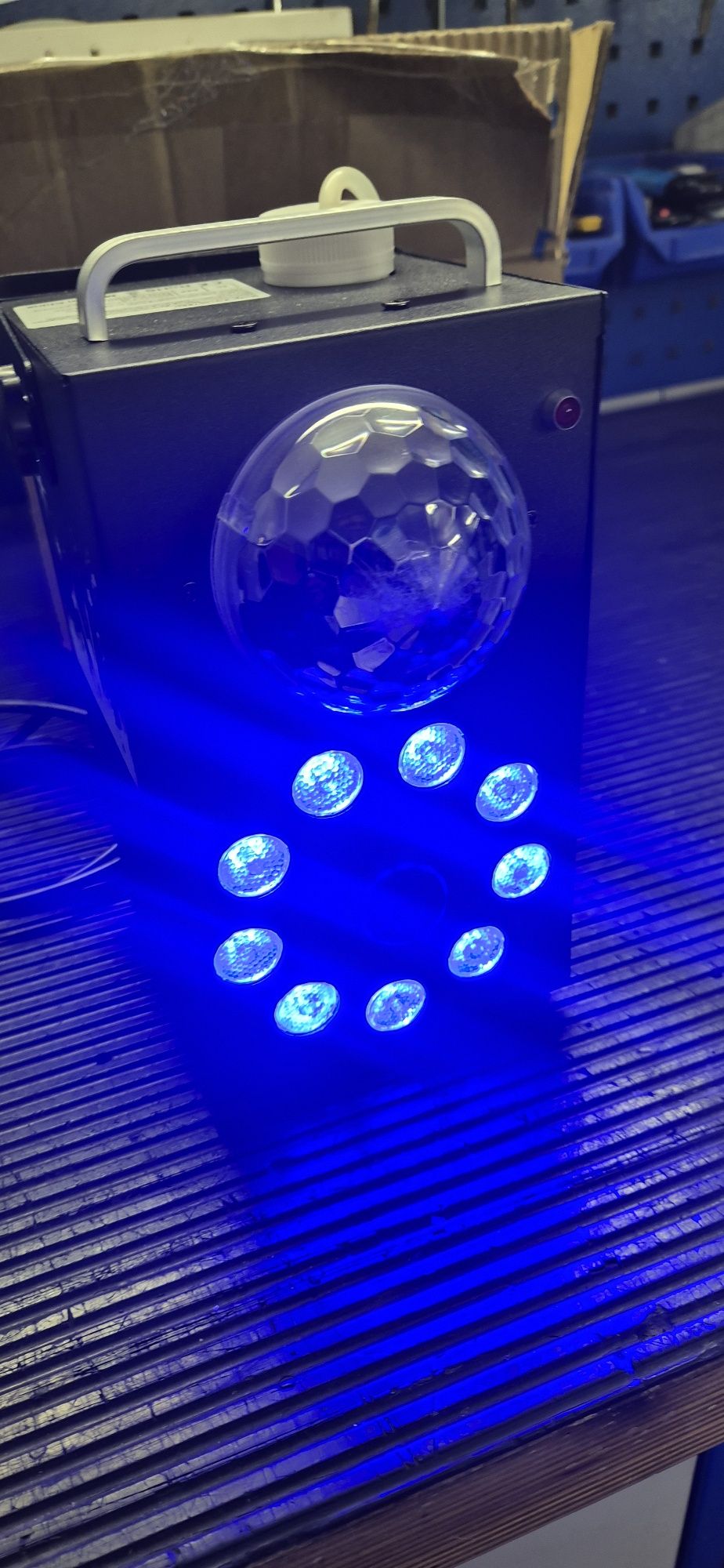 Wytwornica dymu,  led par, kula 3w1