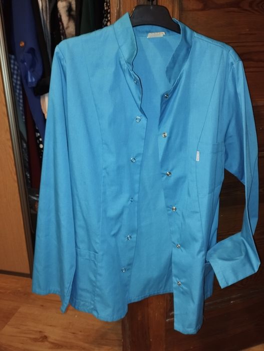 Mundurek medyczny kosmetyczny ze stójką,S