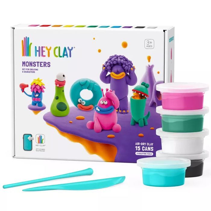 Hey Clay. Potwory + akcesoria. TM Toys