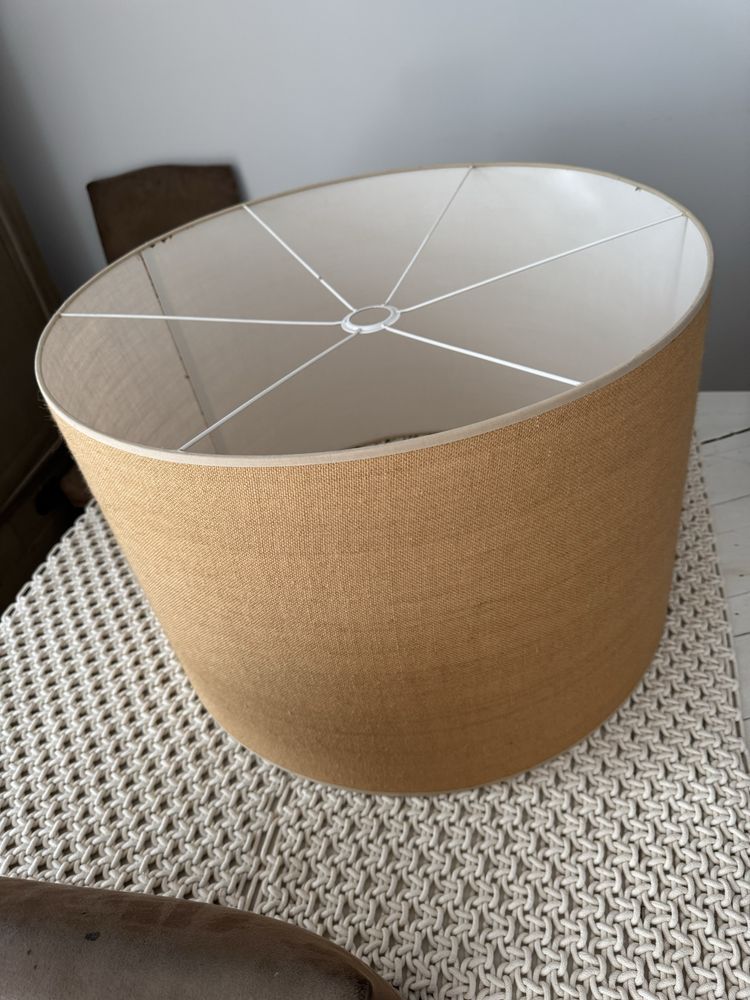 Abajur em linho para sala ou quarto