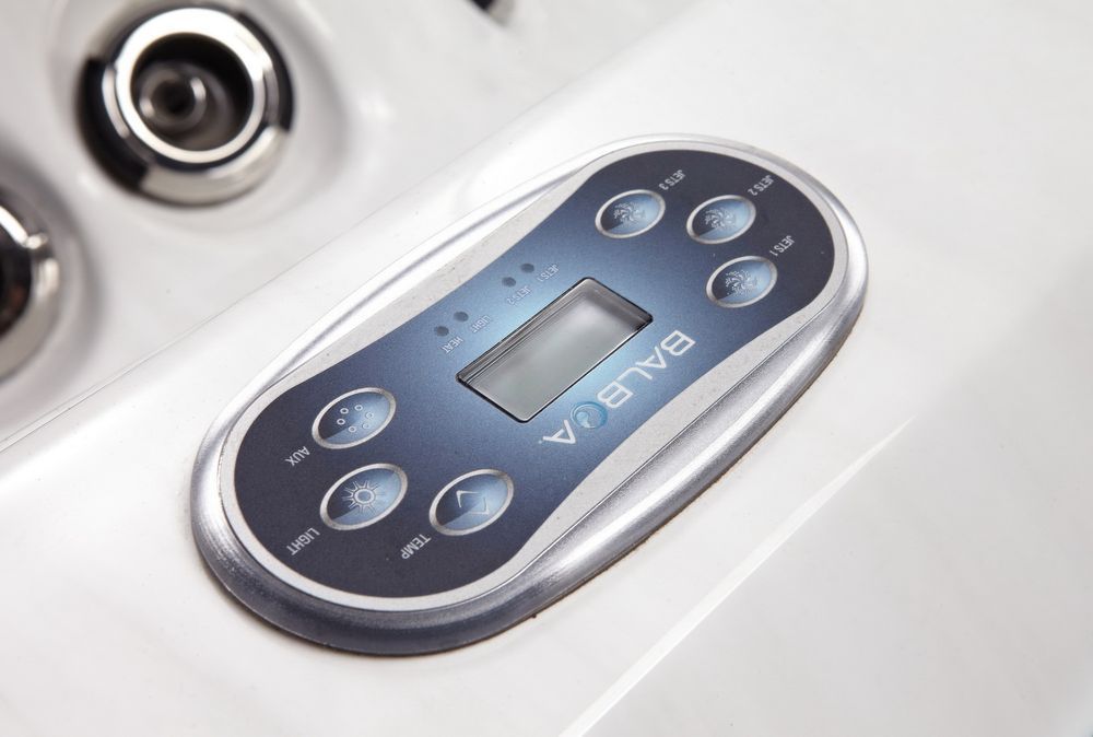 Jacuzzi z Hydromasażem 5 Osób Lavaspa 60Dysz 3Pompy Balboa Biała Perła