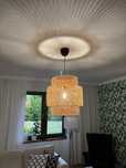 SINNERLIG Lampa wisząca Ikea bambus 50 cm