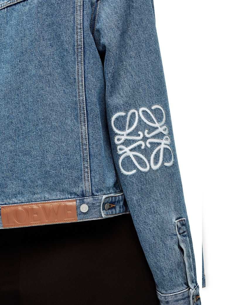Куртка джинсова Anagram Jacket In Denim Mid Blue Denim