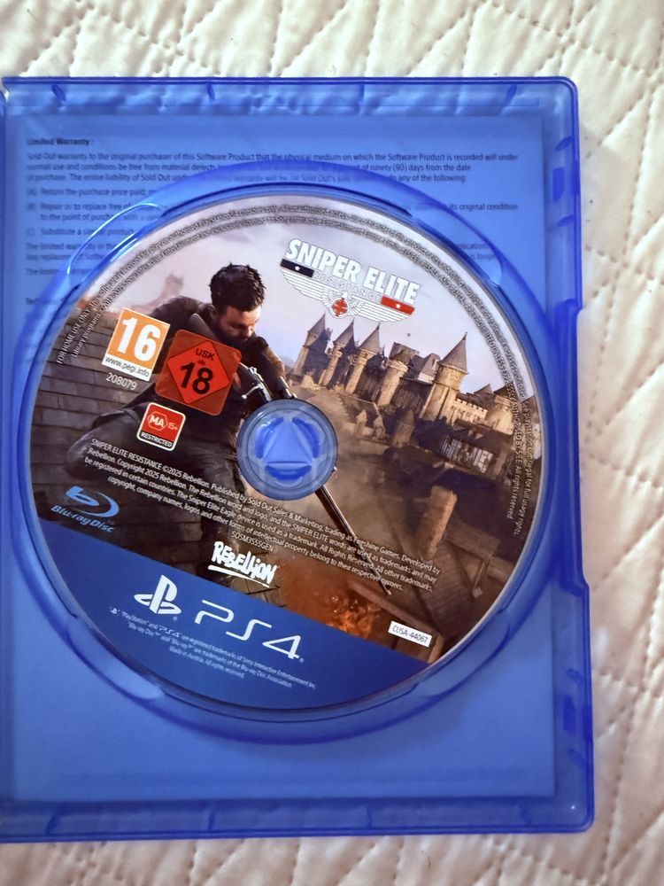 Sniper elite resistance ps4
