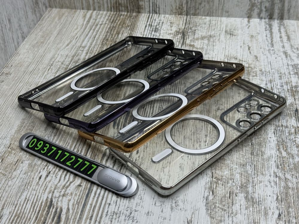 Чехол Chrome MagSafe на Samsung S21 Ultra/ S21+/ S21. Защита камер