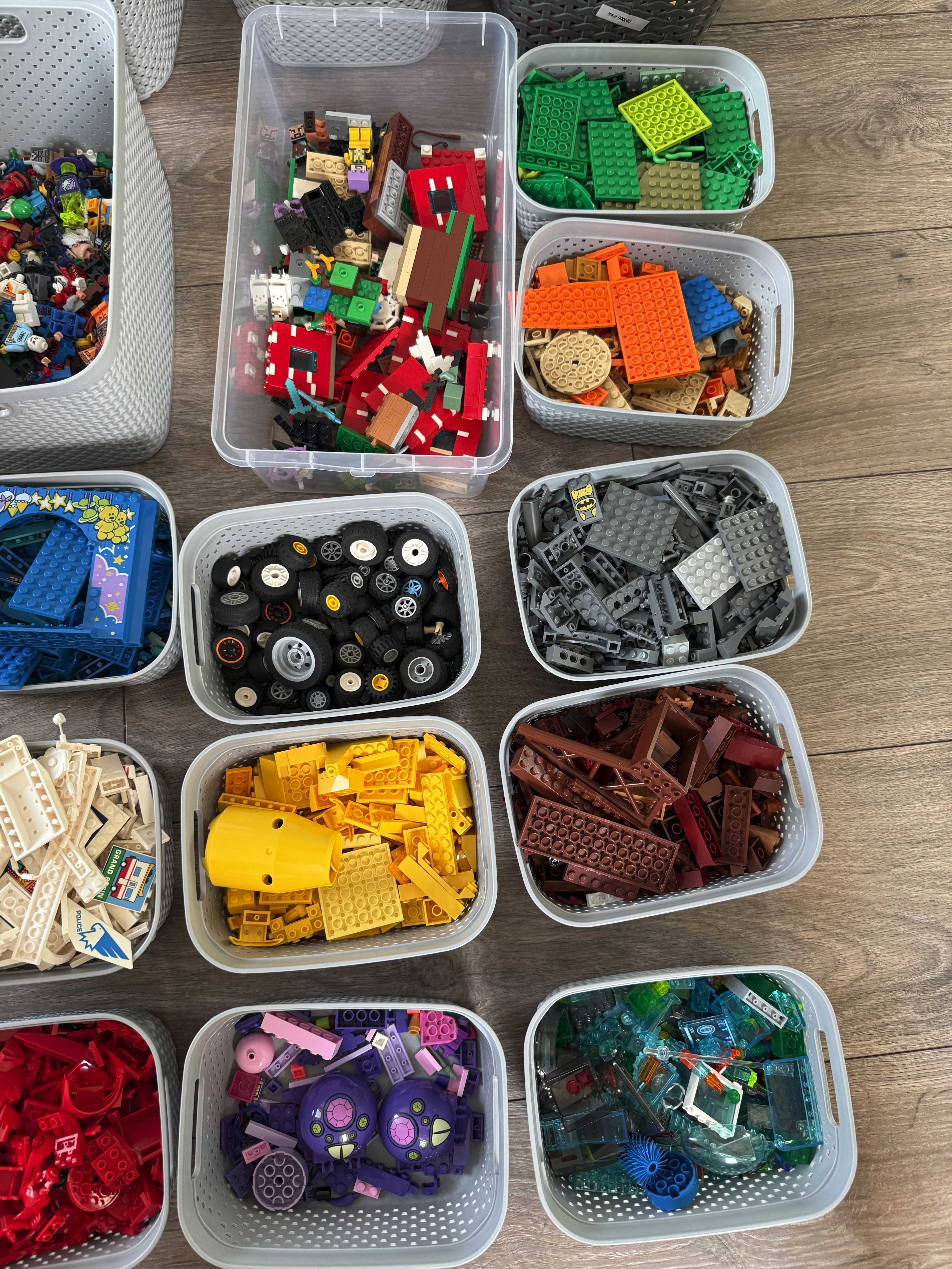 LEGO – Kolekcja ponad 6000 klocków! Zestawy z instrukcjami + dodatkowe