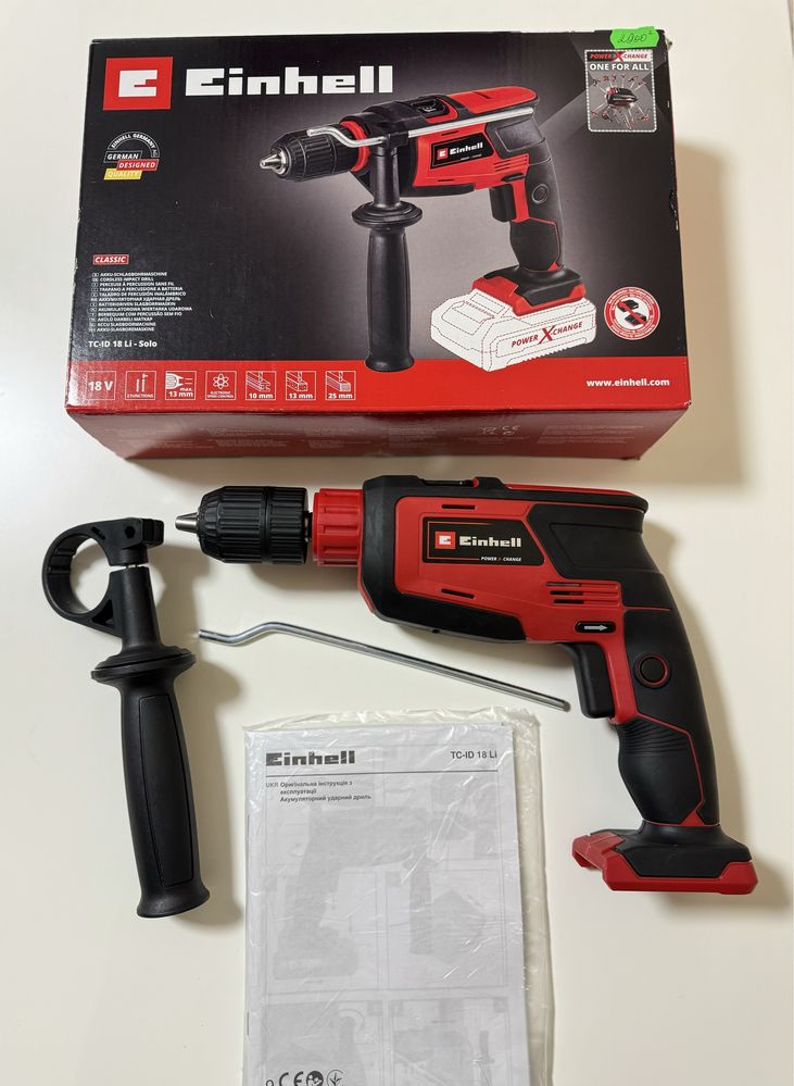 Акумуляторна ударна дриль Einhell TC-ID 18 Li-Solo