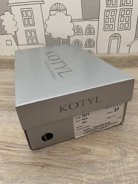 Buty ślubne Kotyl ecru 37