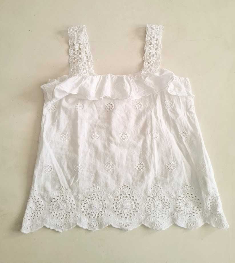 Blusa deixada com ponto aberto menina 11-12 anos