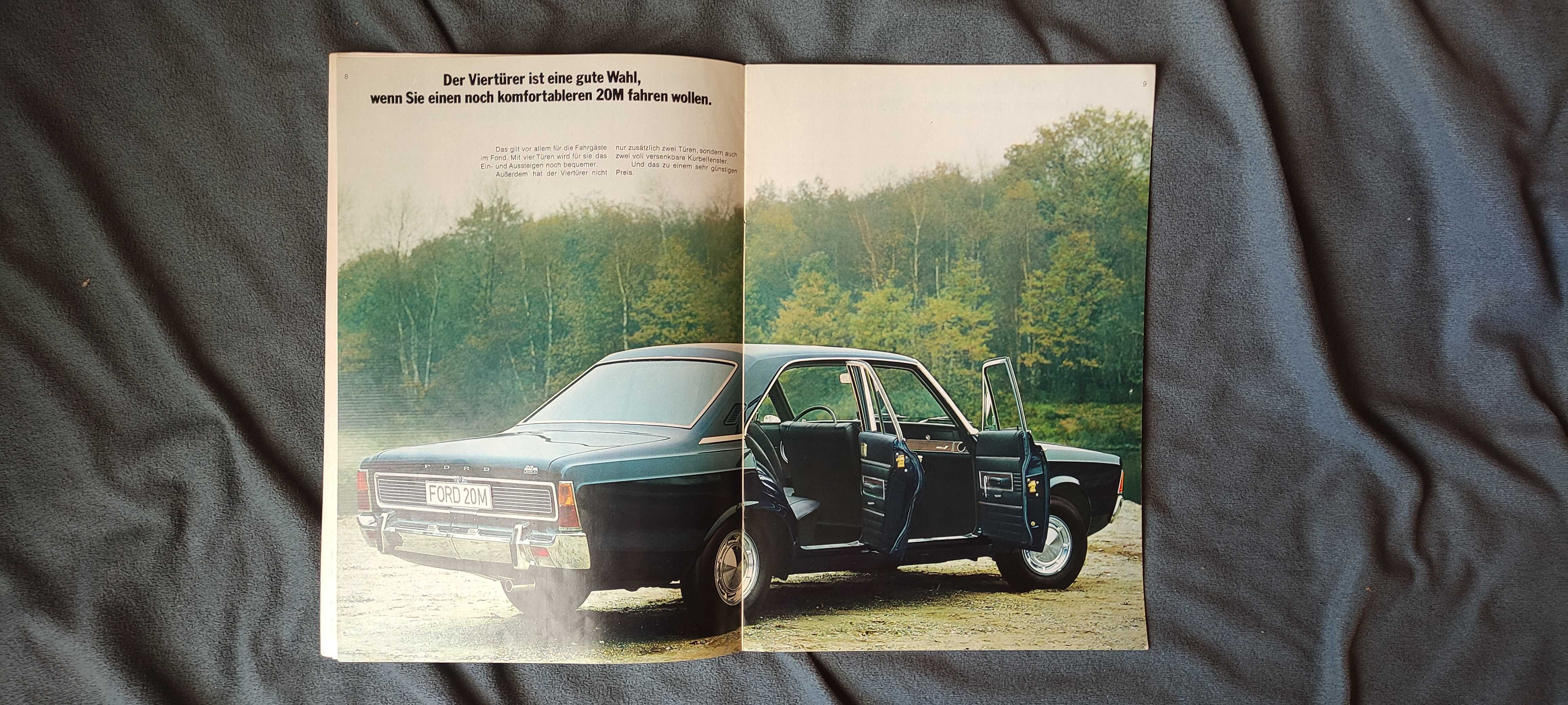 Prospekt Ford 20M-Linie