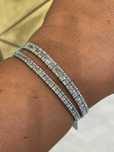 Bransoletka z diamentami Infinity bagiety 5.13 CT VVS F